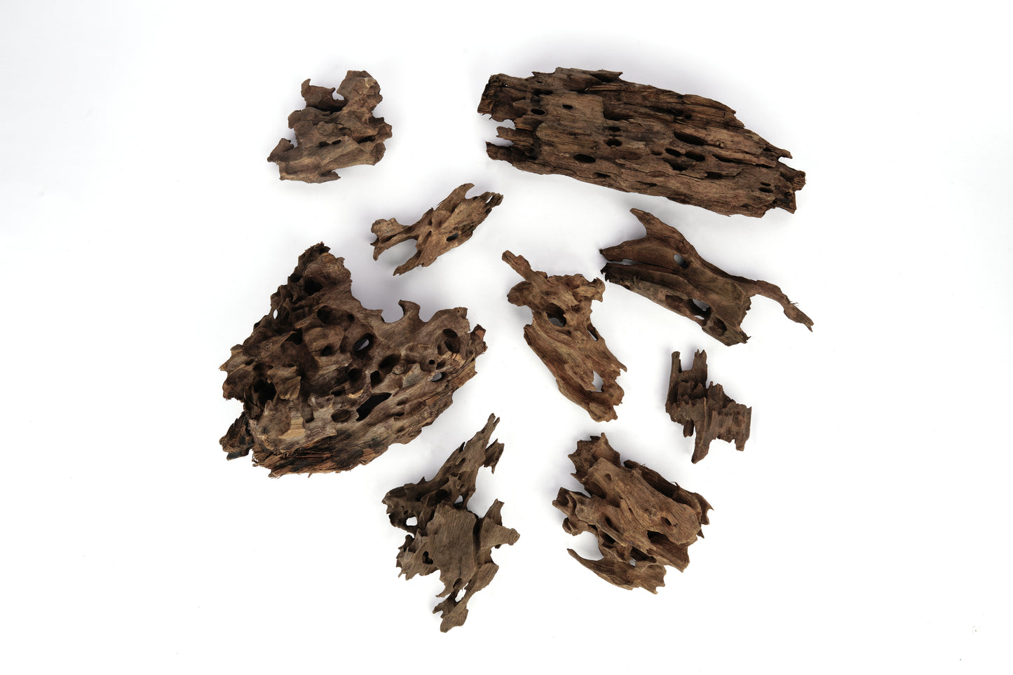 LANDEN Dragon Wood Natural Driftwood for Aquarium Freshwater Tank Reptile Habitats, 40L (4~12 inches, 9pcs)
