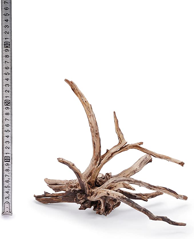 LANDEN KUEIYANG Hornwood Natural Aquarium Driftwood for Aquarium, Terrariums, Vivariums, Reptile and Amphibian Enclosures - XL (12-16 inches, 30-40cm), 4pcs