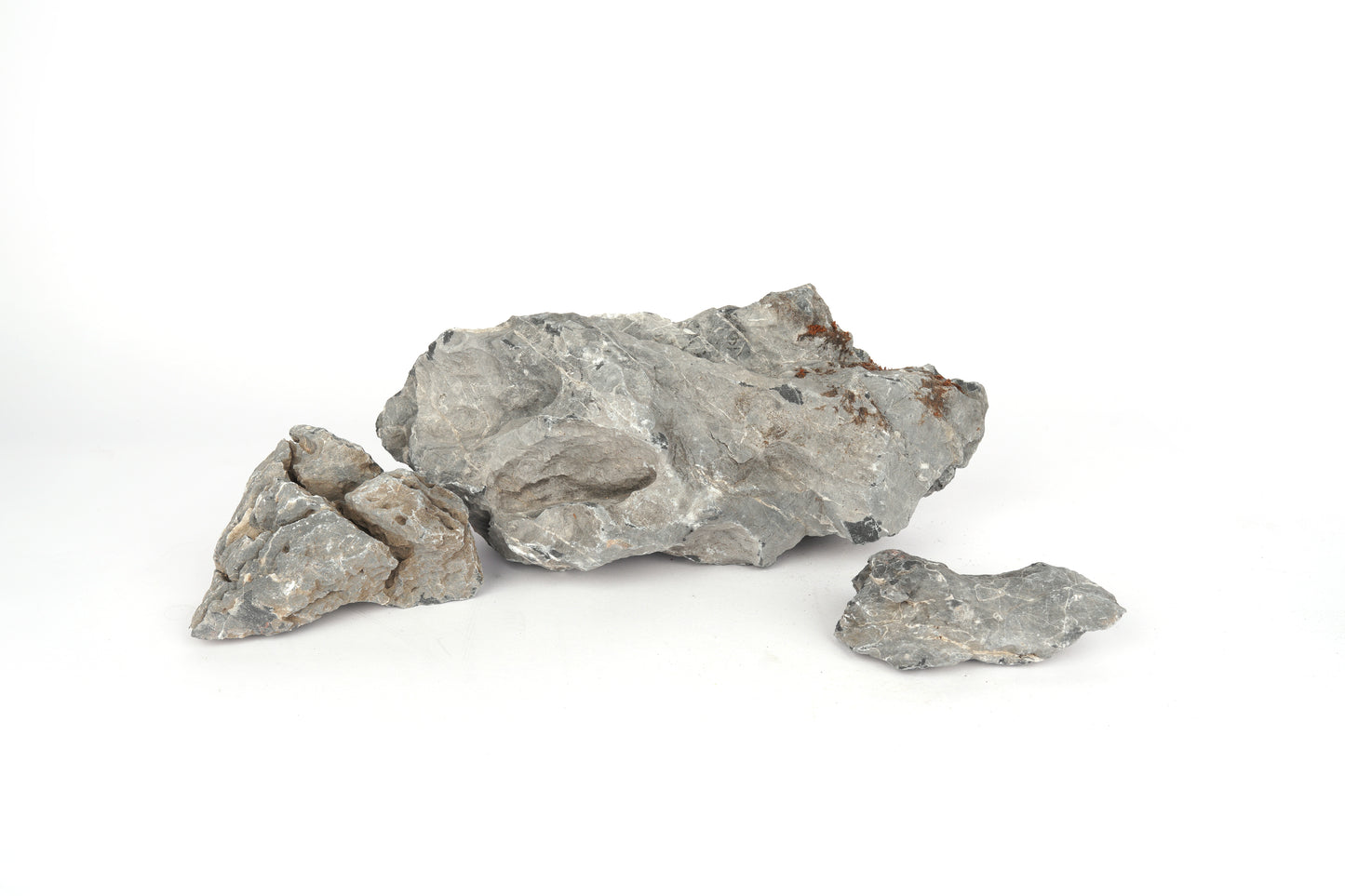 LANDEN Seiryu Stones Natural Rocks for Aquascaping (17lbs, 3-11inches) 7-8pcs