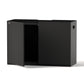 LANDEN Aquarium Wooden Stand and Cabinet for 72.2 gallon, W47.2xD19.7xH31.5in(120X50X80cm), Matte Black Painted (Stand Only)