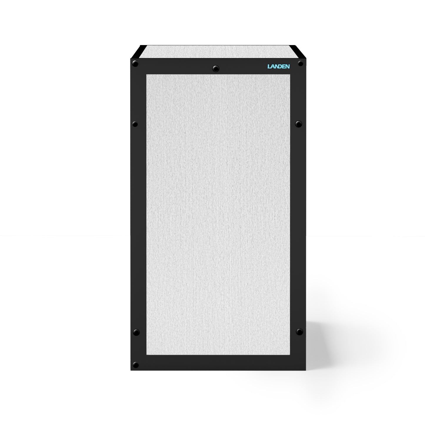 LANDEN Three-Shelf Metal Aquarium Stand with Shelves for up to 30 Gal Tanks, Gray Washed Oak Wood 60X45X80cm (23.6x17.7x31.49 in)