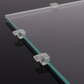 LANDEN Low-Profile Clear Acrylic Aquarium Glass Cover Clips, Holder for 4mm Glass Lid - 12pcs/Pack, Minimalist, Compatible with Rimless Tanks of All Thicknesses