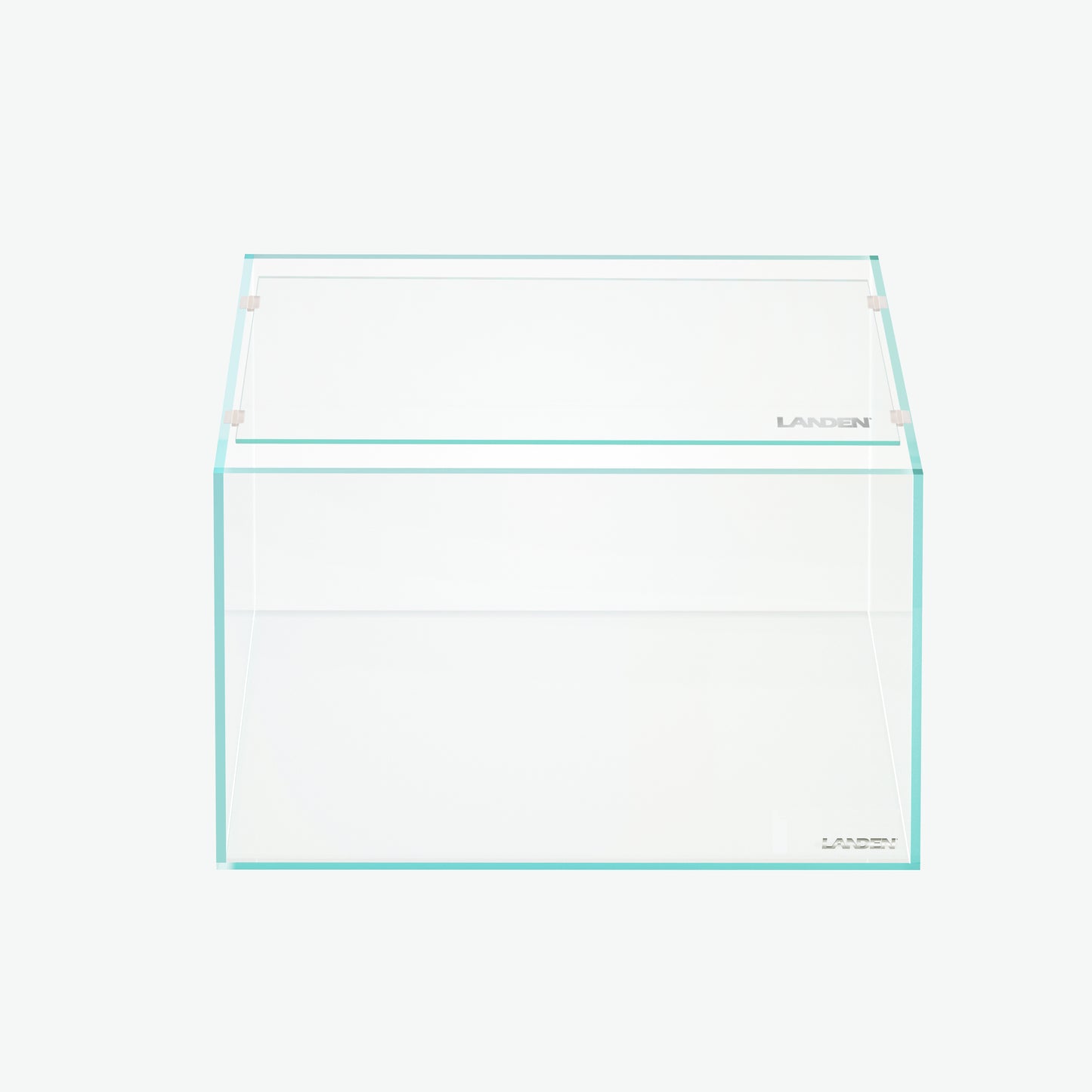 LANDEN 4mm Thick Clear Glass Aquarium Lid, Includes 4 Clips for Secure Placement, 342 x 168mm(13.46x6.61 inches )Adapted to NA362226