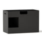 LANDEN Aquarium Wooden Stand and Cabinet for 80 gallon, W47.2xD23.6xH31.5in(120X60X80cm), Matte Black Painted (Stand Only)