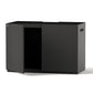 LANDEN Aquarium Stand and Cabinet, for 80Gal Tank, Matte Black Painted(Stand Only) W47.24xD23.62xH31.5 in(120x60x80cm)