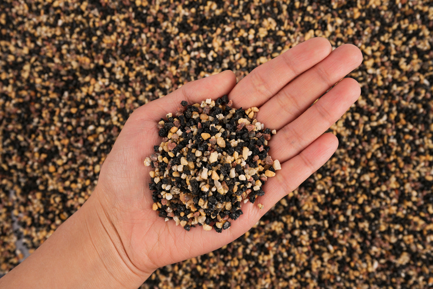 LANDEN Pangea Aquascape Sand Gravel for Aquarium,  1-3mm 2L (7lbs)