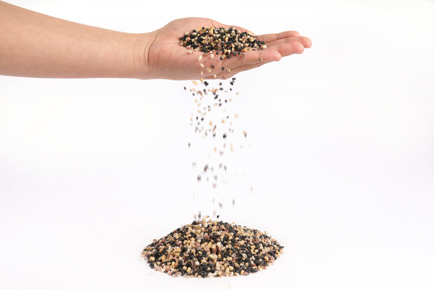 LANDEN Pangea Aquascape Sand Gravel for Aquarium,  1-3mm 2L (7lbs)