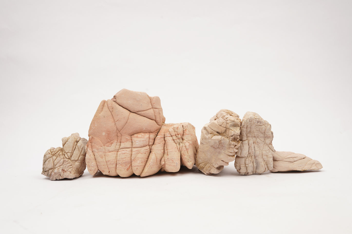 LANDEN Elephant Skin Stone Natural Rocks  (18lbs,3-9 inches)7pcs