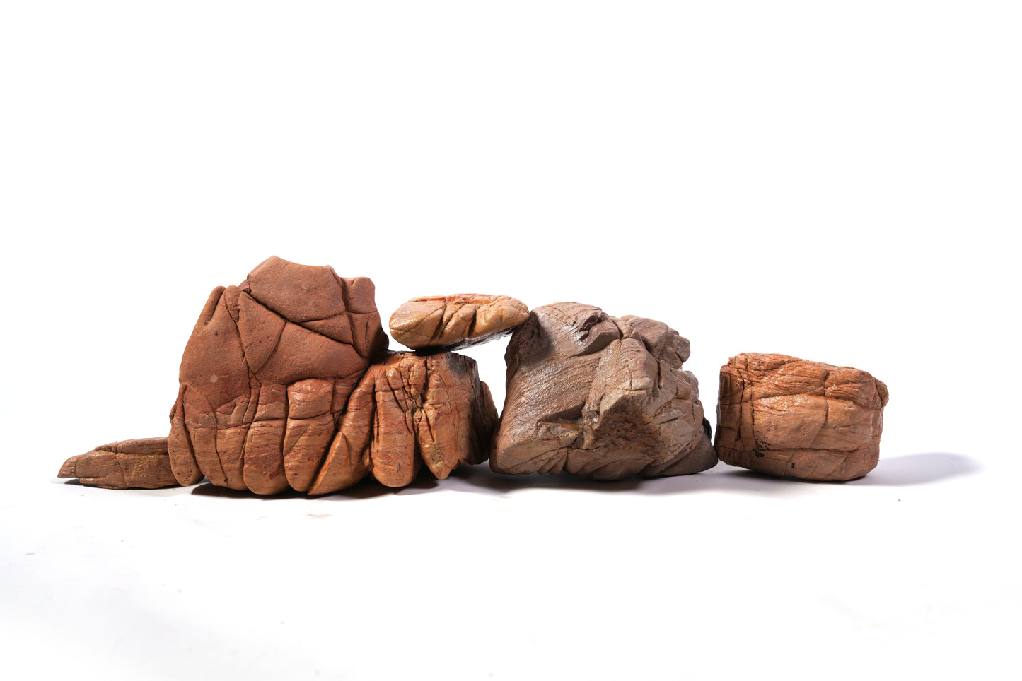 LANDEN Elephant Skin Stone Natural Rocks  (18lbs,3-9 inches)7pcs