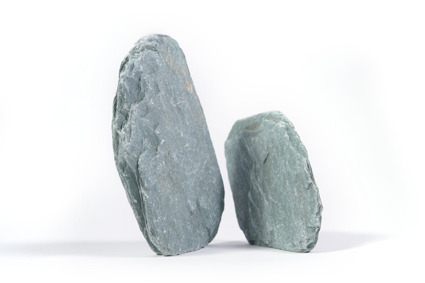 LANDEN River Slate Stone Natural Rocks for Aquariums(18lbs,3-9 in) 13pcs