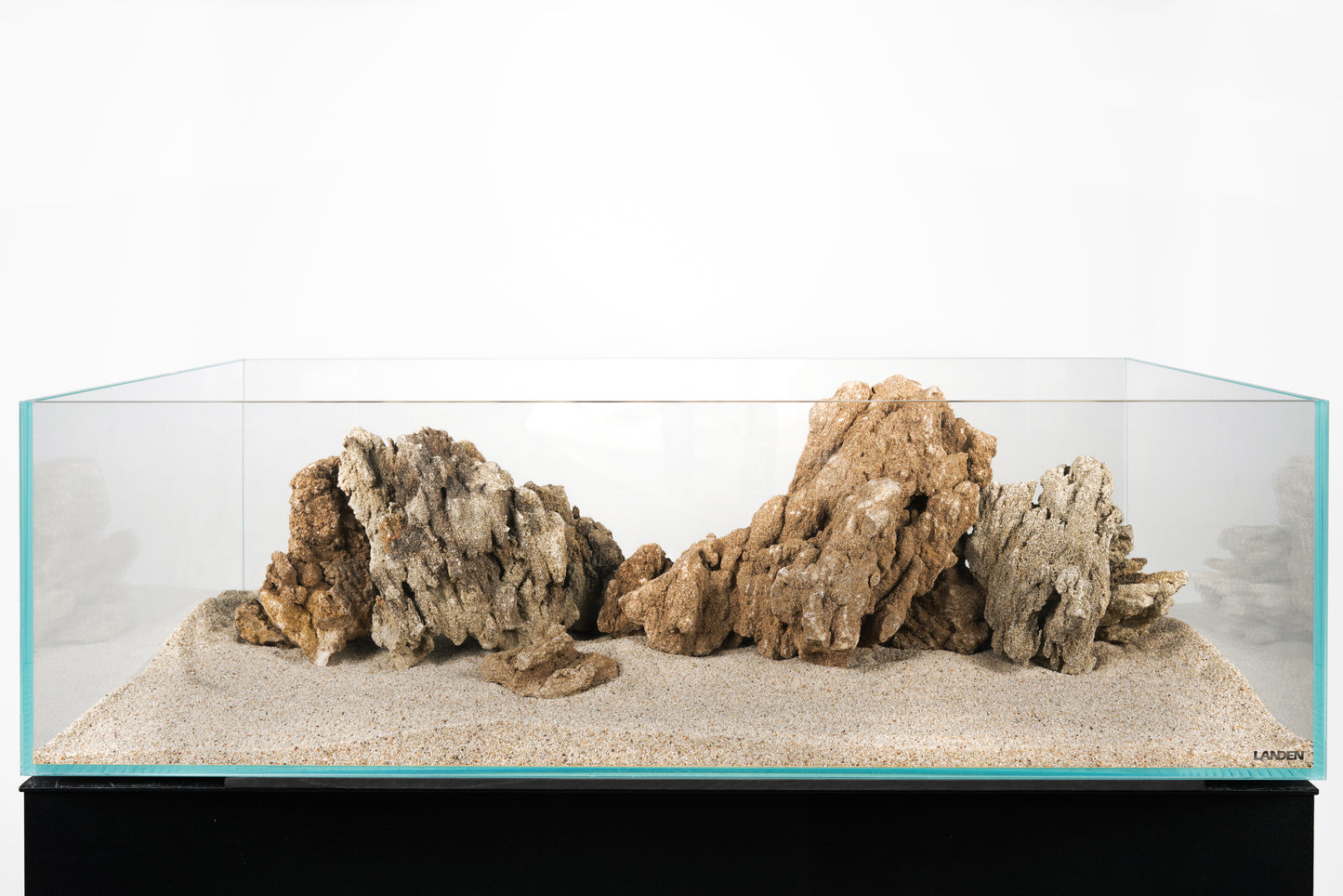 LANDEN Chingwe Aquascape Sand for Aquarium Landscape, 0.4-0.9mm 2L (7.52lbs)