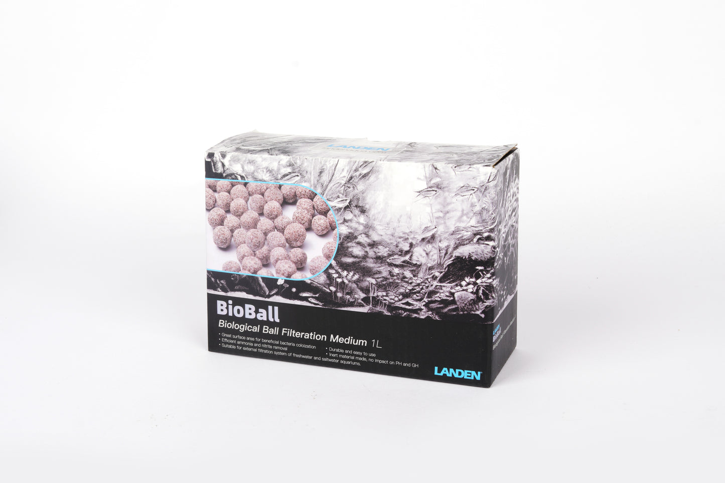 LANDEN Aquarium Filter BioBall Biological Ball Filtration Medium 1L…