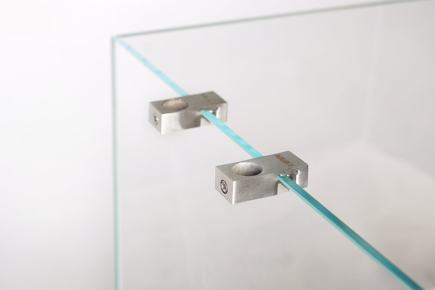 LANDEN 304 Stainless Steel Lily Pipes with Clamps for Rimless Glass Aquarium, Inflow and Outflow Set (Pipe Diameter 12mm/16mm)