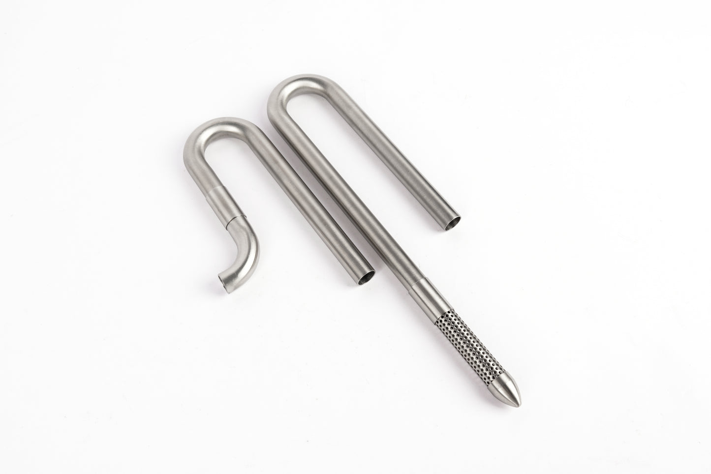 LANDEN 304 Stainless Steel Lily Pipes with Clamps for Rimless Glass Aquarium, Inflow and Outflow Set (Pipe Diameter 12mm/16mm)