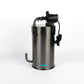 LANDEN PURA 600 External Canister Filter for Aquarium System, Stainless Steel Aquarium Canister with Water Pump