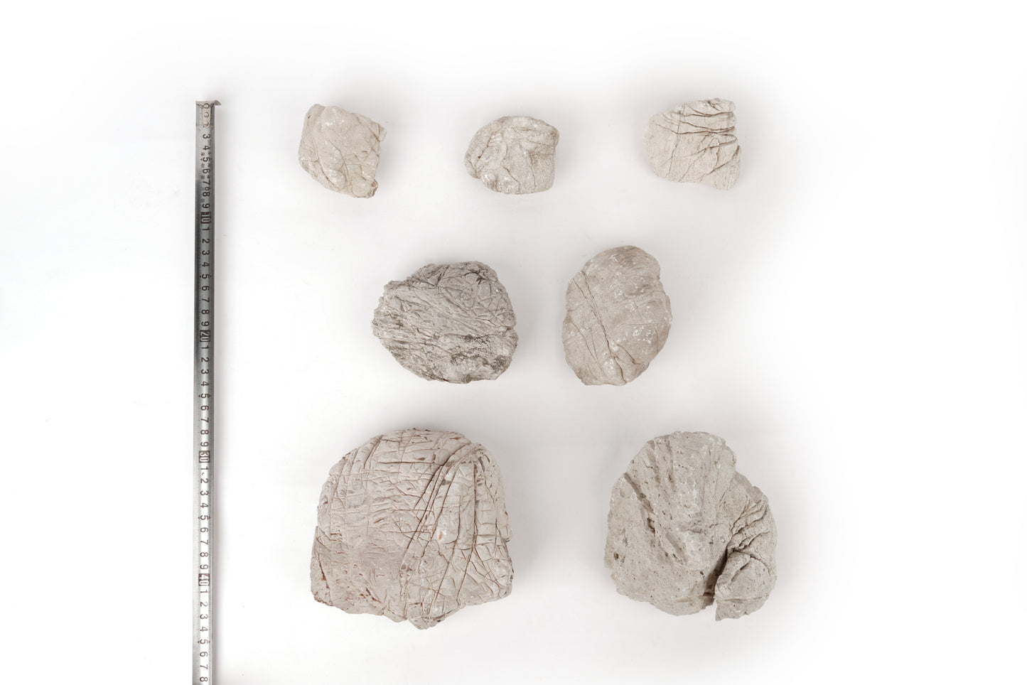 LANDEN Elephant Skin Stone Natural Multi-Texture Rocks Grey(18lbs, 3~9 inches,7pcs)