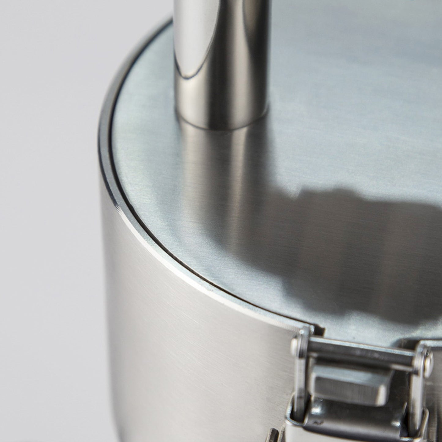 LANDEN PURA 100 Compact External Canister Filter for Aquarium System, for 10- 28 Gallons tank, Stainless Steel Tank Canister with Water Pump and Double Tab Connector,