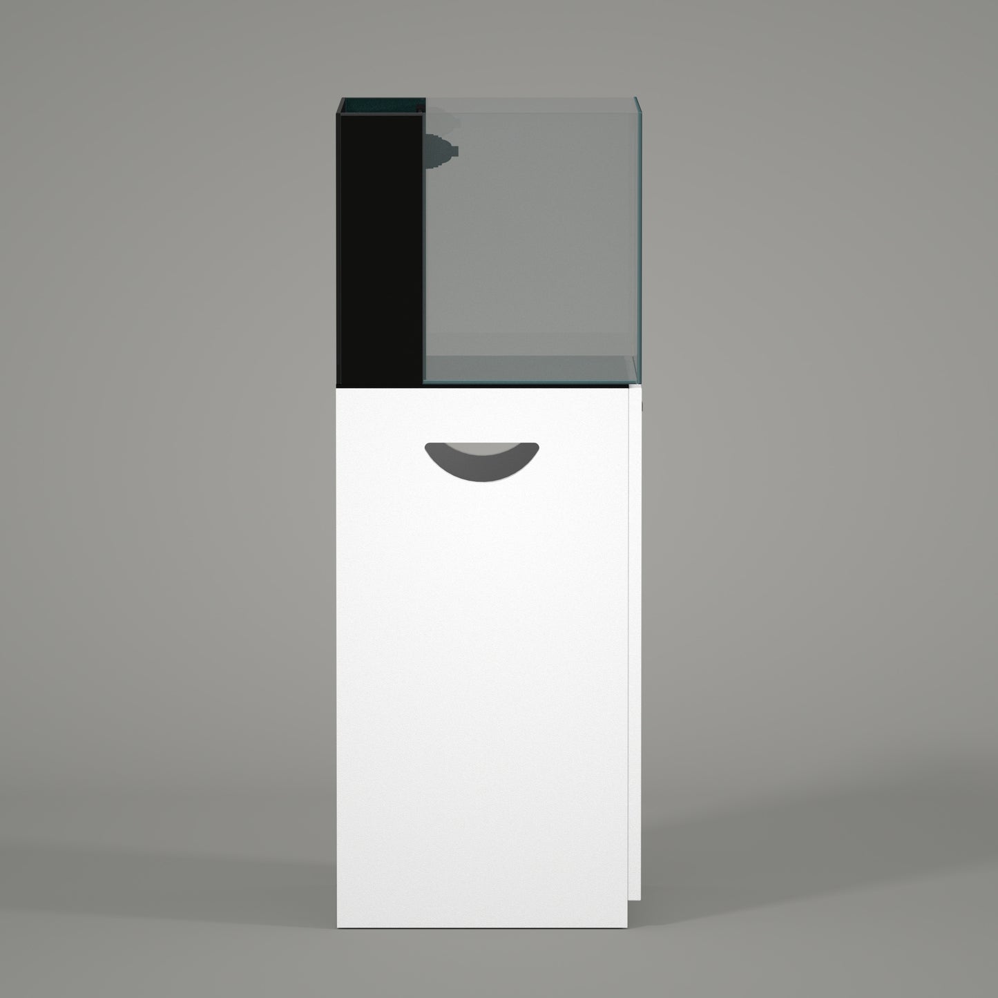 LANDEN Aquarium Wooden Stand and Cabinet for up to 20 Gal Tank, W17.7xD17.7xH31.5 in(45X45X80cm), Matte White Painted(Stand Only)