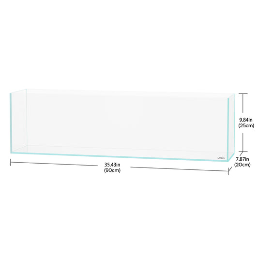 LANDEN 90L 10.8 Gal aquarium Long Tank
