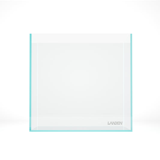Landen 30C 6.6 Gallon Rimless Low Iron Aquarium Tank, 11.8" L × 11.8" W × 11.8" H (30cm x 30cm x 30cm)