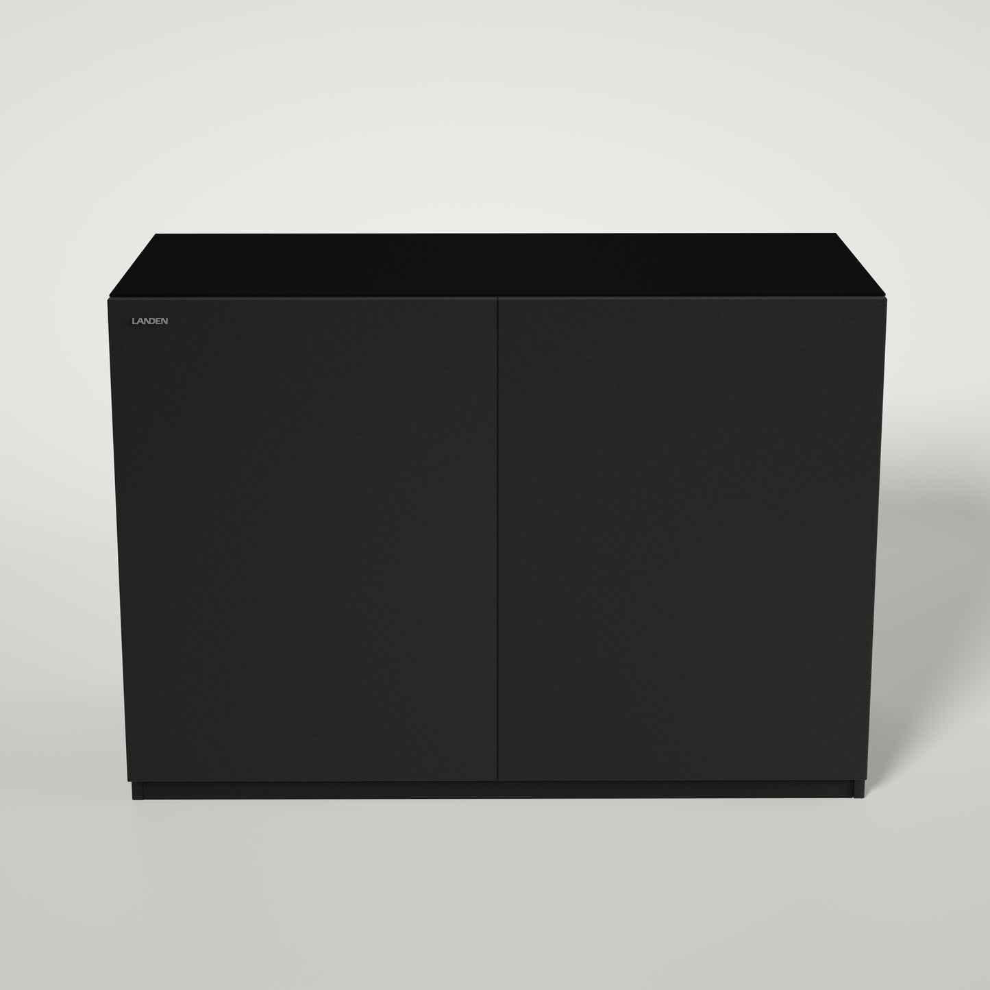 LANDEN Aquarium White Wooden Stand and Cabinet for 72.2 Gal Tank, W47.2xD19.7xH33.9in(120x50x86 cm),Wooden Matte Black Painted(Stand Only)