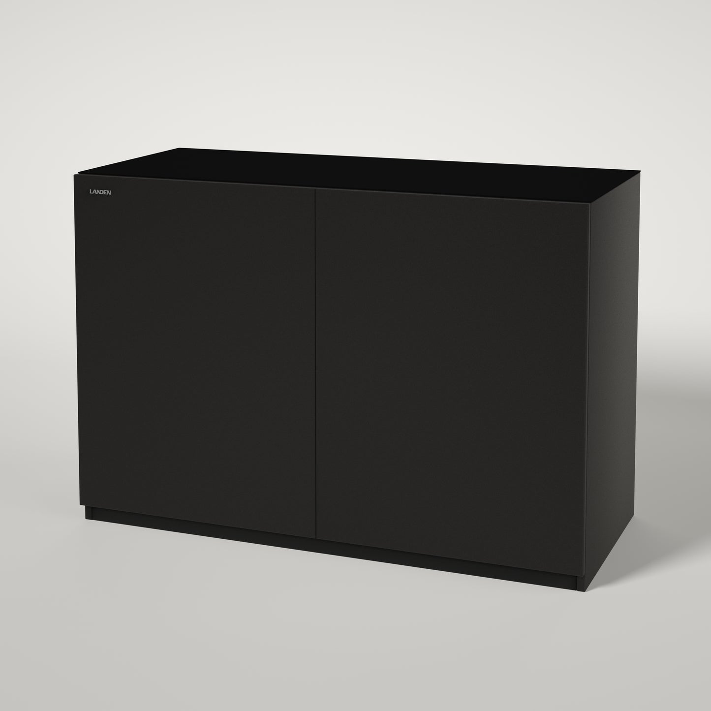 LANDEN Aquarium White Wooden Stand and Cabinet for 72.2 Gal Tank, W47.2xD19.7xH33.9in(120x50x86 cm),Wooden Matte Black Painted(Stand Only)