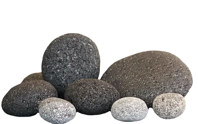 LANDEN Taiji Stone Natural Rocks for Aquascape (18lbs 2-9inches)6pcs