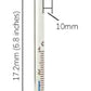 LANDEN Aquarium Thermometer for Rimless Tank, Hang-On Style Fish Tank Thermometer, Celsius Degree Version