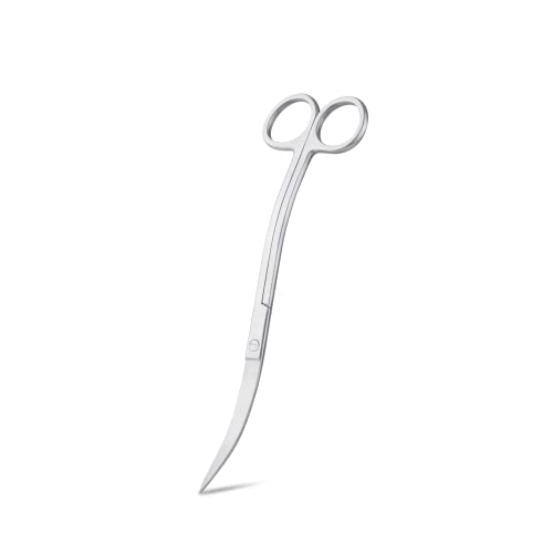 LANDEN Scissors Wave 8.27inch (210mm) for Aquarium Fish Tank Landscaping Pruning and Plant Trimming Tool