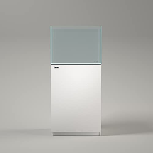 LANDEN Aquarium Matte White Wooden Stand and Cabinet for 44 Gal Tank,W35.4xD17.7xH33.86in(90X45x86cm)，Matte White Painted (Stand Only)