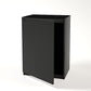 LANDEN Aquarium Gloss Black Stand and Cabinet, for up to 44Gal Tank, Fish Tank W35.5xD17.7xH33.9in(90X45x86cm)，Matte Black Painted (Stand Only)