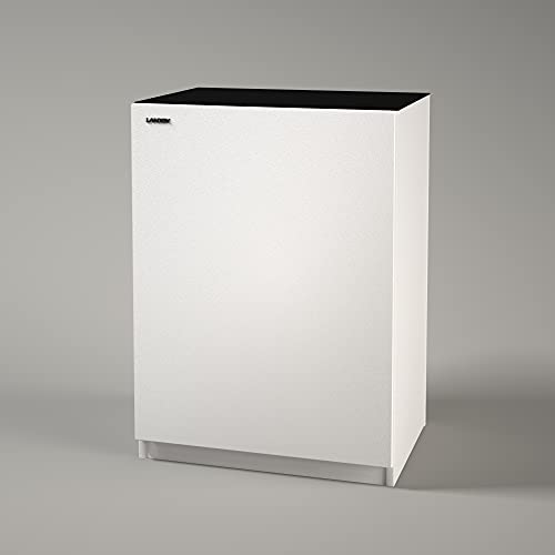 LANDEN Aquarium Matte White Wooden Stand and Cabinet for 44 Gal Tank,W35.4xD17.7xH33.86in(90X45x86cm)，Matte White Painted (Stand Only)