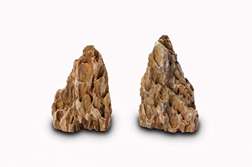 LANDEN Natural Dragon Stones for Aquascaping  (16lbs, 3-7inches)7-8pcs