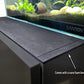 LANDEN Aquarium Gloss Black Stand and Cabinet, for up to 44Gal Tank, Fish Tank W35.5xD17.7xH33.9in(90X45x86cm)，Matte Black Painted (Stand Only)