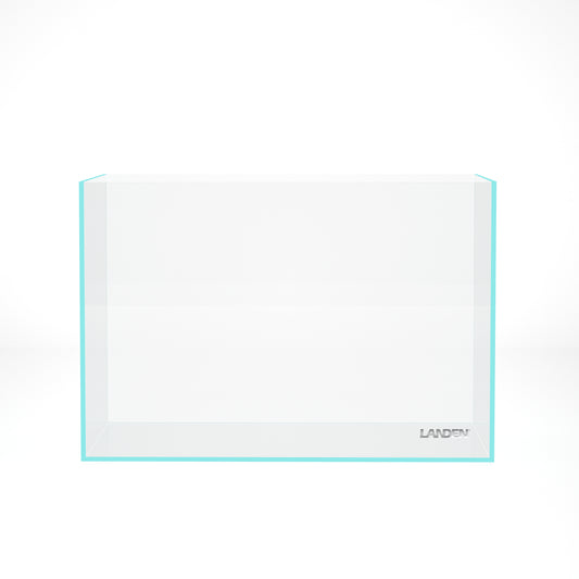 Landen 45P 10 Gallon Rimless Low Iron Aquarium Tank, 17.7" W × 11.8" D × 11.8" H (45cm x 30cm x 30cm)