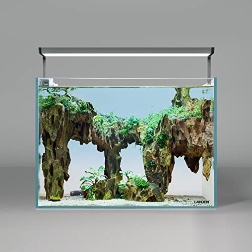 LANDEN Natural Dragon Stones for Aquascaping  (16lbs, 3-7inches)7-8pcs