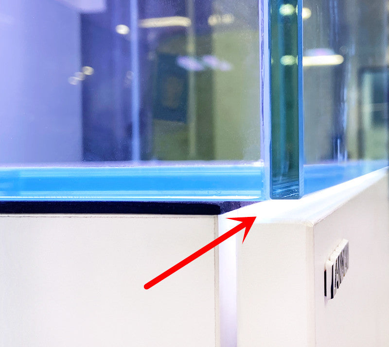 LANDEN Aquarium Wooden Stand and Cabinet for up to 30 Gal Tank,W23.6xD17.7xH33.9in(60X45x86cm), Matte White Painted(Stand Only)