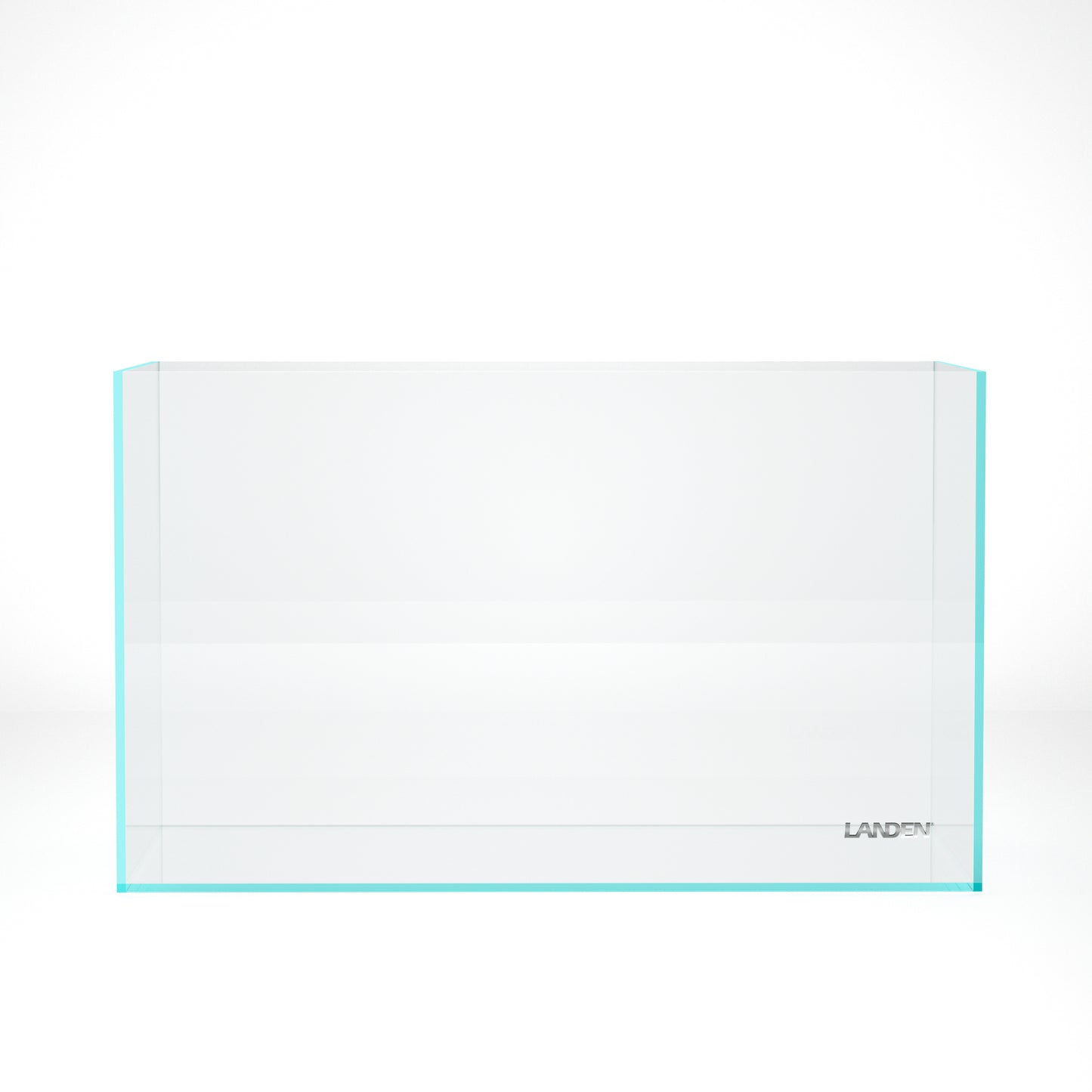 LANDEN 60P 16 Gallon Rimless Low Iron Aquarium Tank, 23.6" W × 11.8" D × 14.2" H (60cm x 30cm x 36cm)
