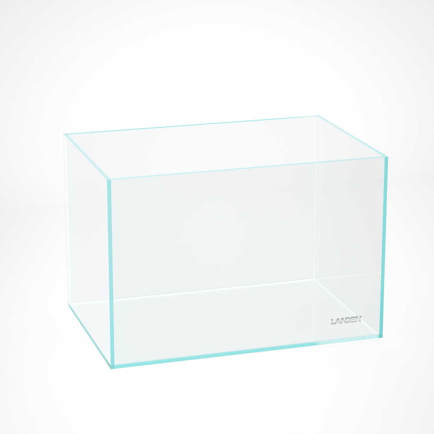 Landen 60P 23 Gallon Rimless Low Iron Aquarium Tank, 23.6" W × 15.7" D × 15.7" H (60cm x 40cm x 40cm)