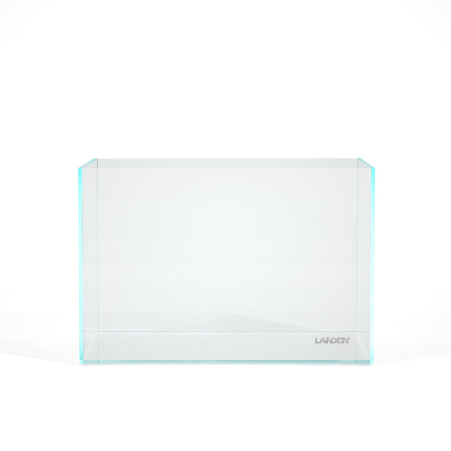 Landen 60P 23 Gallon Rimless Low Iron Aquarium Tank, 23.6" W × 15.7" D × 15.7" H (60cm x 40cm x 40cm)