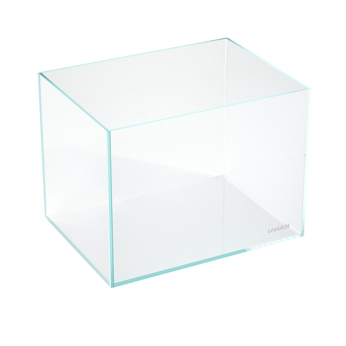Landen 60H 30 Gallon Rimless Low Iron Aquarium Tank, 23.6" W × 17.7" D × 17.7" H (60cm x 45cm x 45cm)