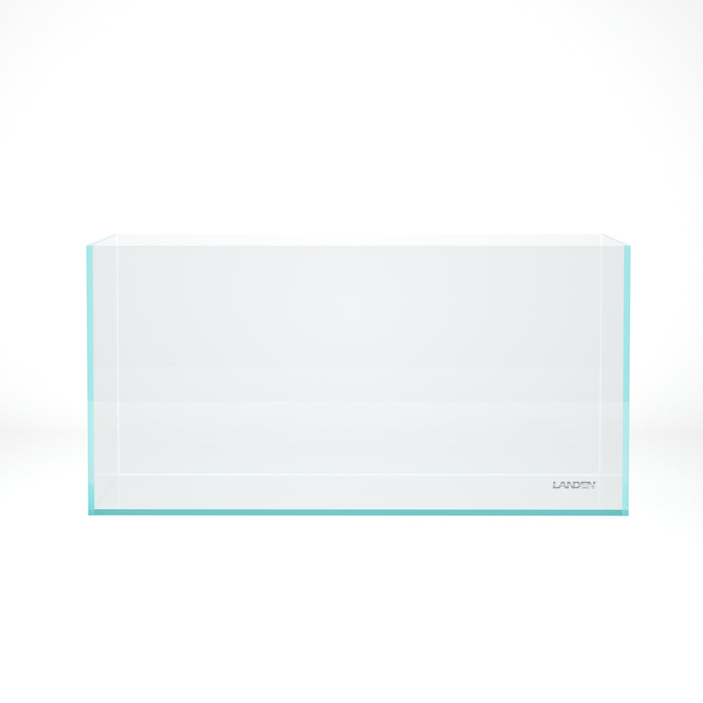 LANDEN 90P 44 Gallon Rimless Low Iron Aquarium Tank, 35.4" W × 17.7" D × 17.7" H (90cm x 45cm x 45cm)