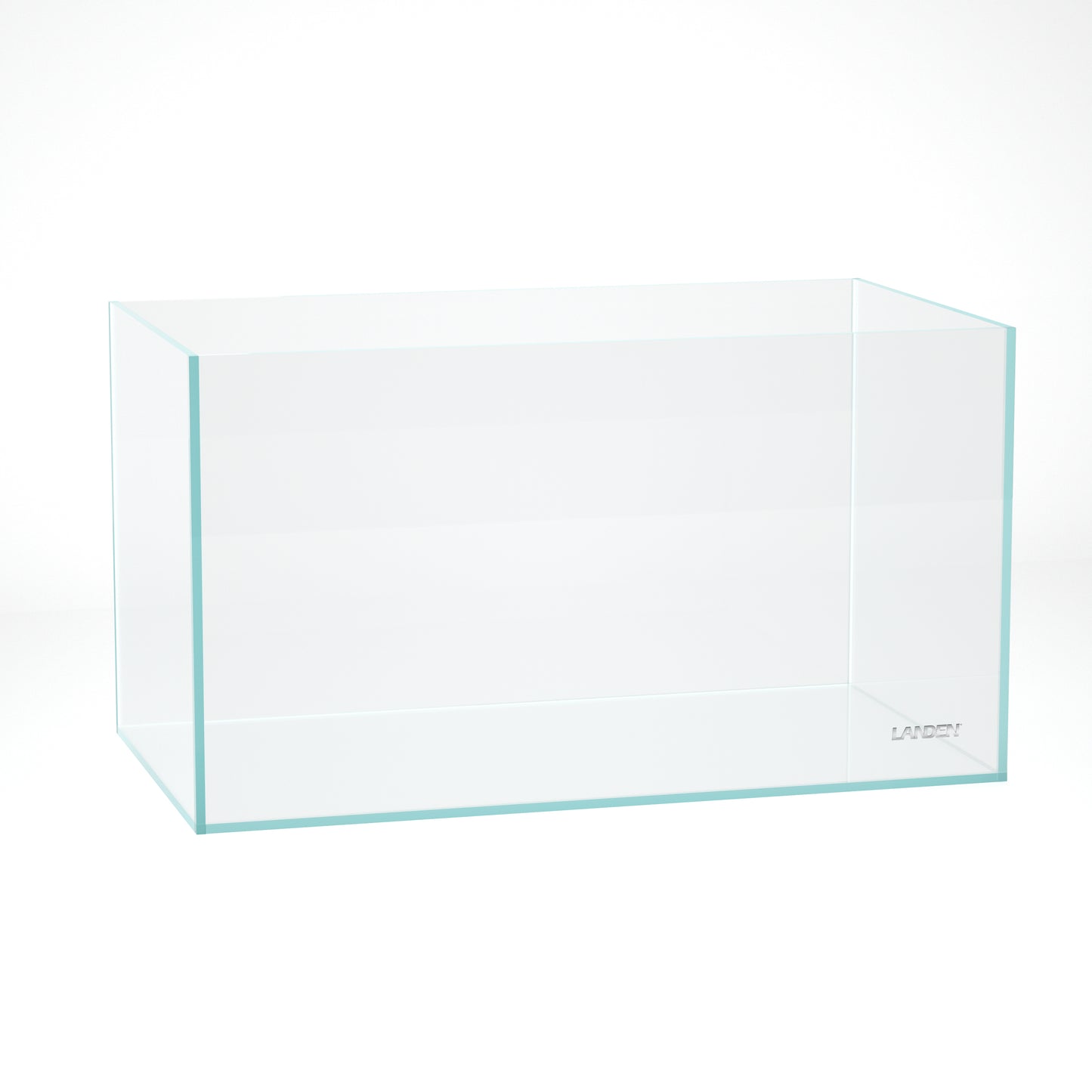 Landen 90P 55 Gallon Rimless Low Iron Aquarium Tank, 35.43" W× 19.69" D × 19.69" H (90cm x 50cm x 50cm)