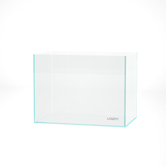 LANDEN 36P 5 Gallon Rimless Low Iron Aquarium Tank, 14.2" W × 8.7" D × 10.2" H (36cm x 22cm x 26cm)