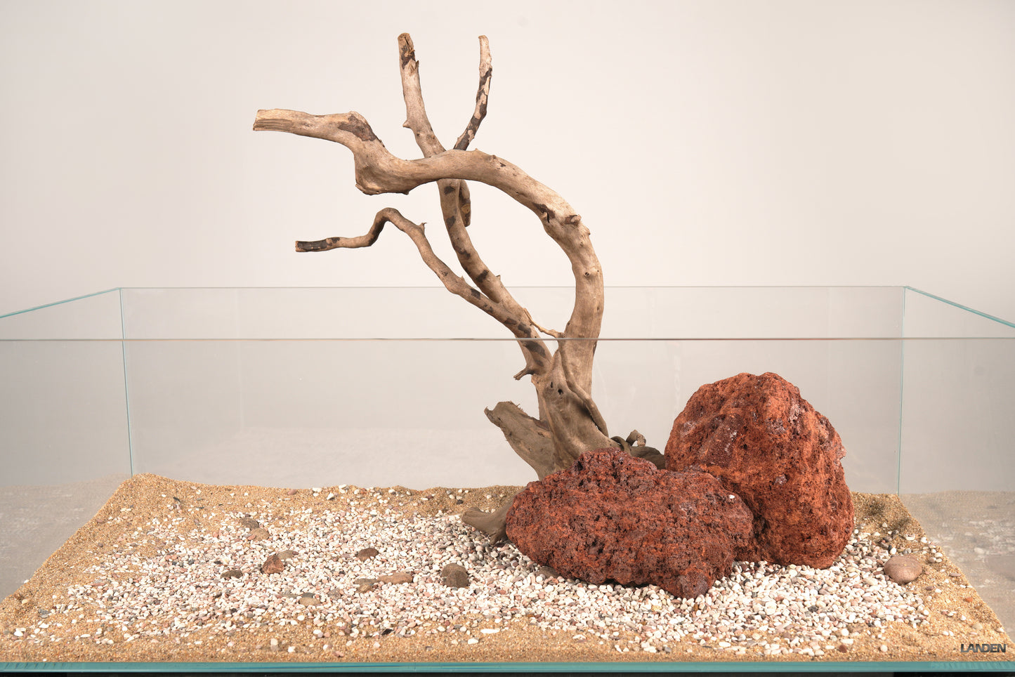 LANDEN Betanu Aquascape Sand,Light Colored Gravel 2-3mm 2L (7lbs)