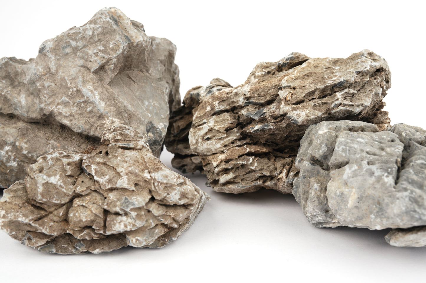 LANDEN Seiryu Stones Natural Rocks  for Aquascaping  (36lbs, 3-11inches) 14pcs