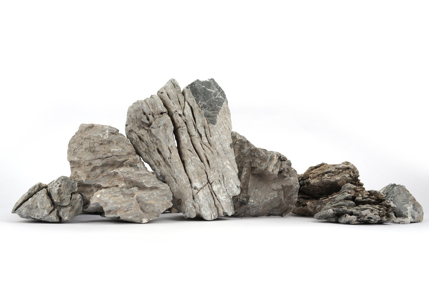 LANDEN Seiryu Stones Natural Rocks  for Aquascaping  (36lbs, 3-11inches) 14pcs