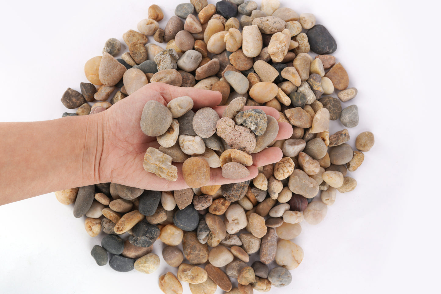 LANDEN Balagen Aquarium Sand River Rocks Stones,4L,14-38mm