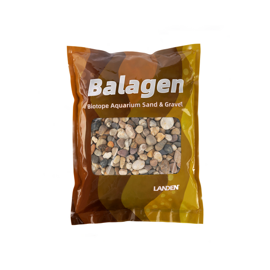 LANDEN Balagen Aquarium Sand River Rocks Stones,2L,14-38mm