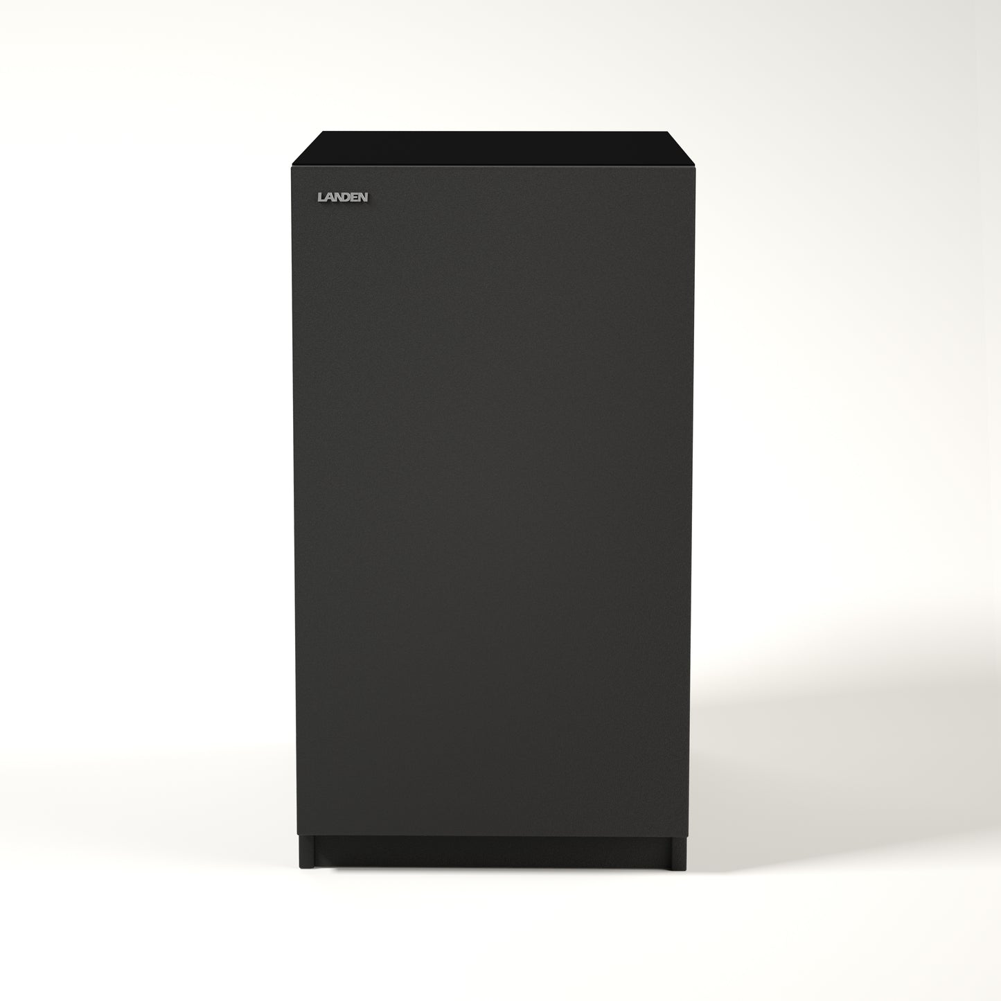 LANDEN Aquarium Wooden Stand and Cabinet for up to 20 Gal Tank, W17.7xD17.7xH33.9 in (W45 x D45 x H86 cm), Wooden Matte Black(Stand Only)